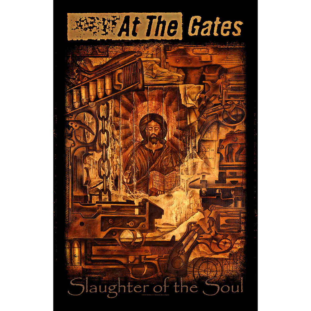 At The Gates - Slaughter Of The Soul Textiel Poster - Multicolours